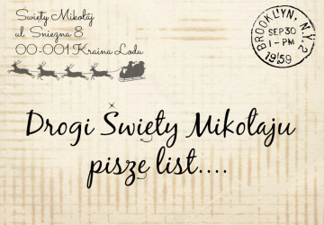 KONKURS: list do świętego Mikołaja