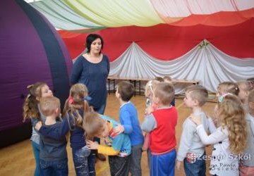 Przedszkolaki w Planetarium