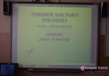 Sprawozdanie z Tygodnia Kultury Polskiej  w Liceum Ogólnokształcącym