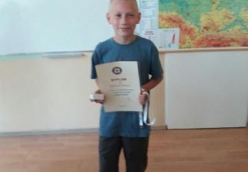 Uczeń klasy IVb wyróżniony w konkursie programu „Bieg po zdrowie”