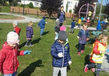 Sprzątanie Świata w przedszkolu