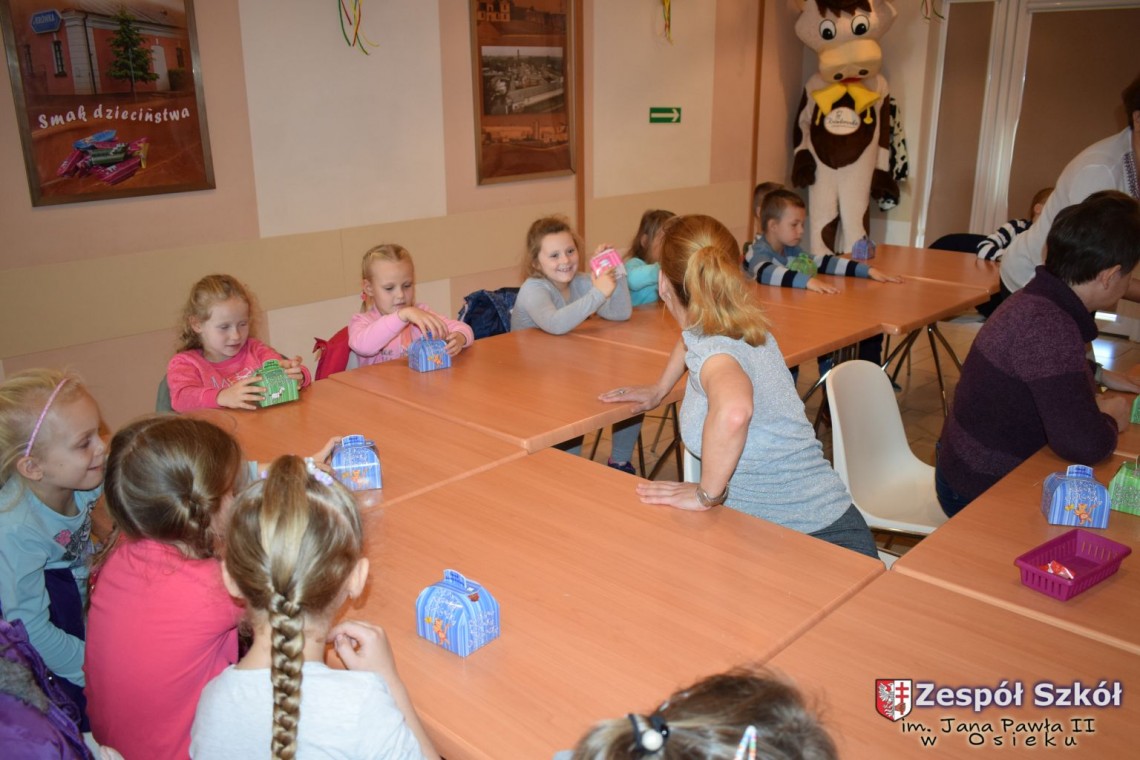 Wycieczka przedszkolaków  do fabryki  krówki opatowskiej