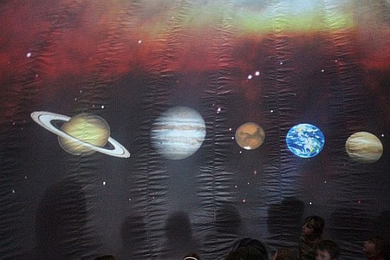 Mobilne Planetarium w naszym przedszkolu