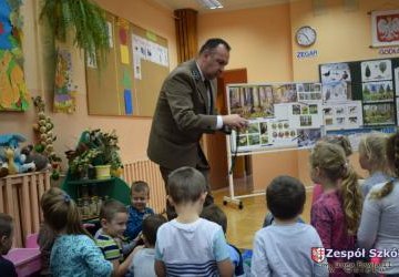 Spotkanie z leśniczym w przedszkolu
