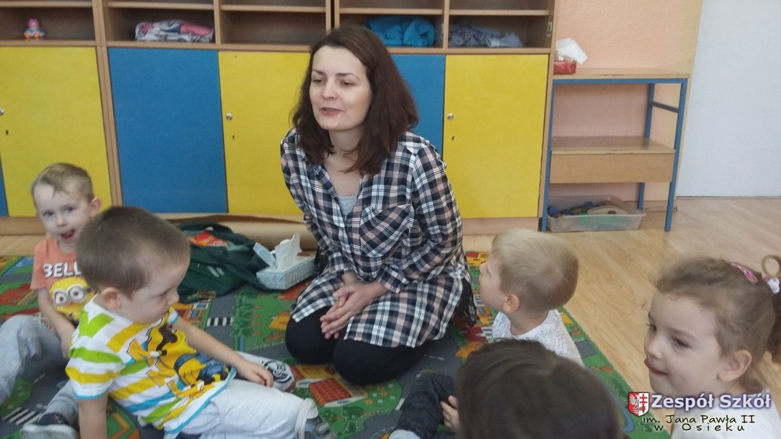 Zajęcia logopedyczne w przedszkolu.