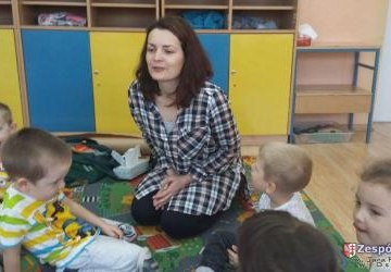 Zajęcia logopedyczne w przedszkolu.