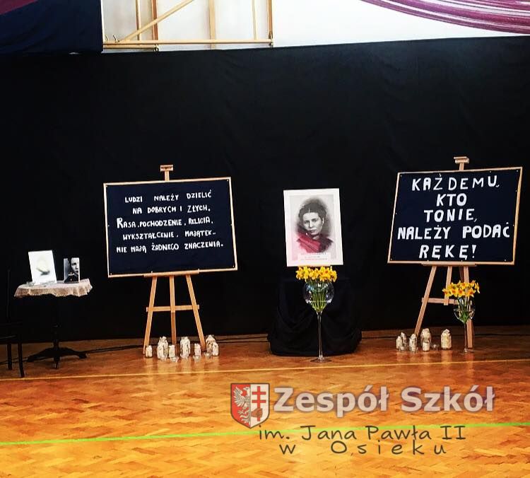 Obchody Roku Ireny Sendlerowej w Zespole Szkół im. Jana Pawła II w Osieku