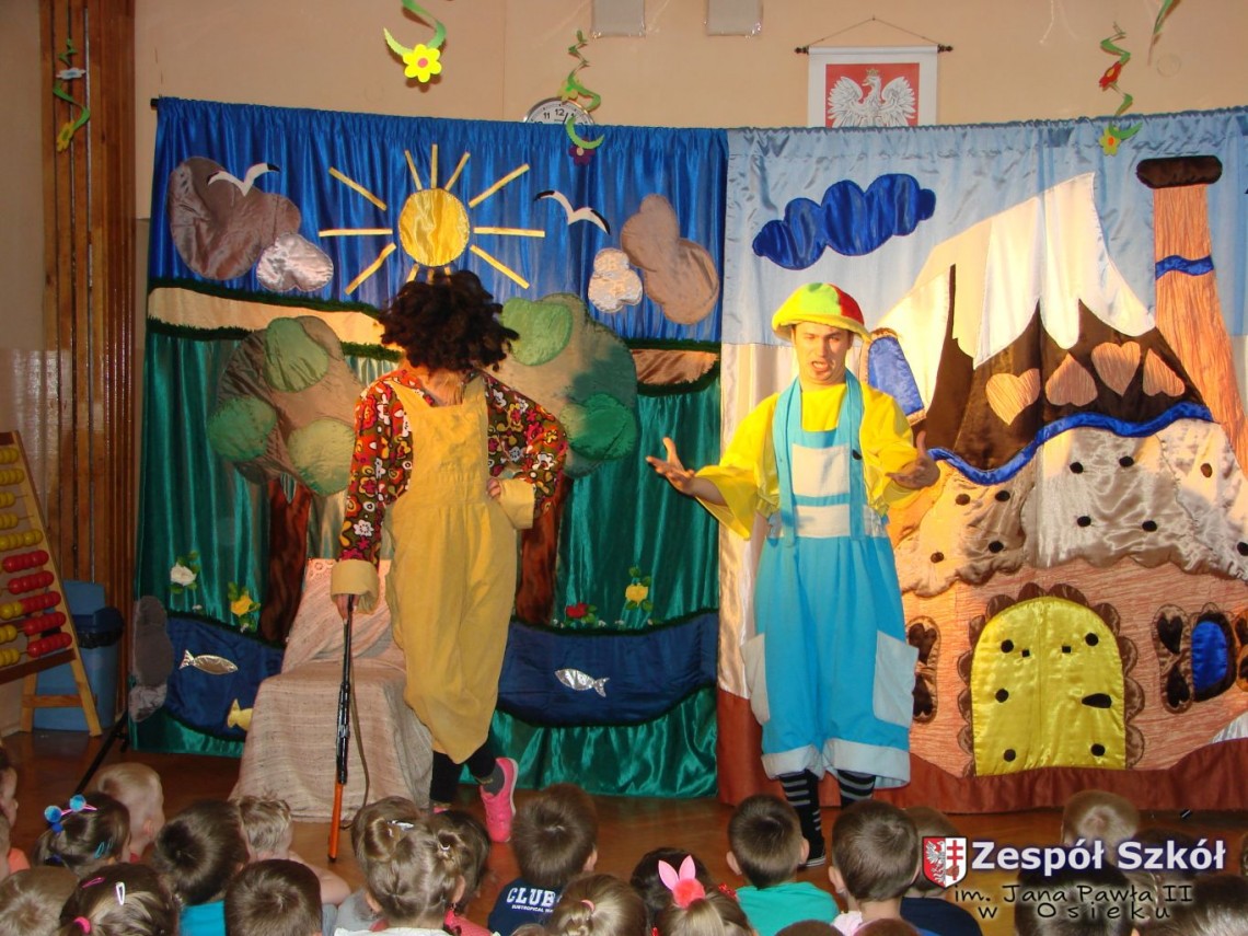 Teatrzyk w przedszkolu ,,Mówię nie wszystkiemu co złe