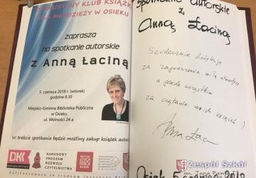Spotkanie autorskie z Anną Łaciną