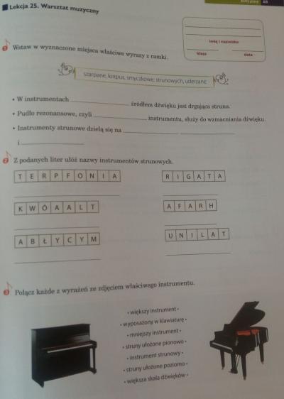 5a 31 III Warsztat muzyczny- powtórzenie