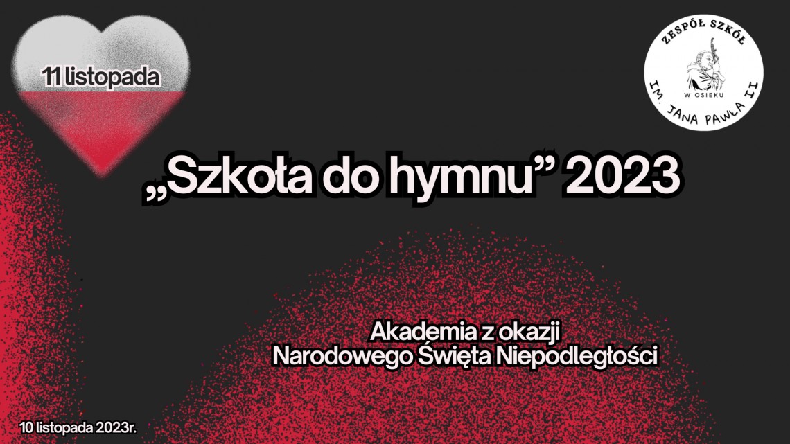 Szkoła do hymnu 2023